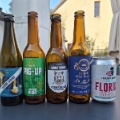 5 verschiedene Biere von einer Verkostung