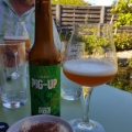 Ein eingeschenktes IPA mit einem Bieramisu