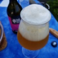 Bierglas mit Schaum