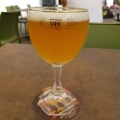 Grimbergen Blanche im Pokalglas