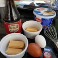Verschiedene Zutaten für ein Bieramisu